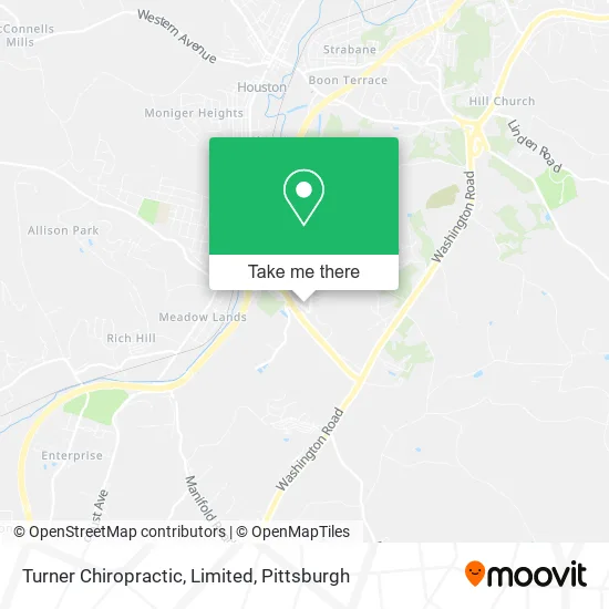 Turner Chiropractic, Limited map