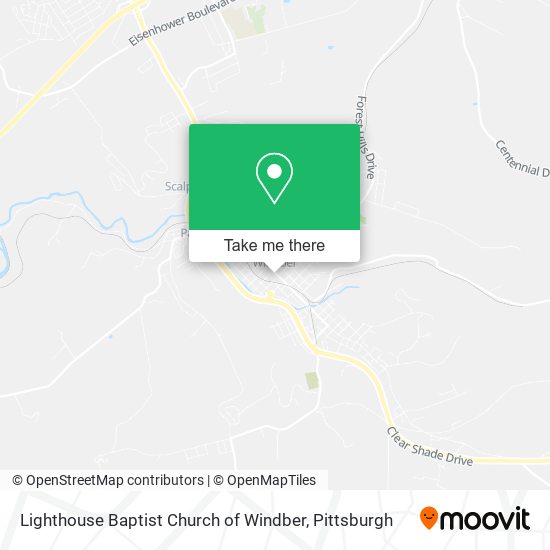 Mapa de Lighthouse Baptist Church of Windber