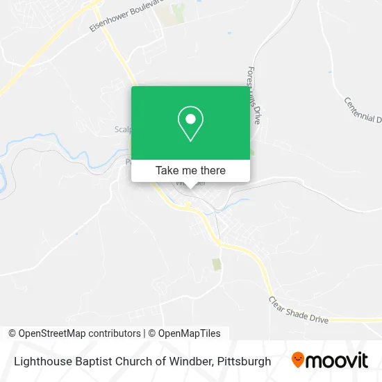 Lighthouse Baptist Church of Windber map