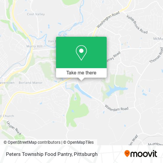 Mapa de Peters Township Food Pantry