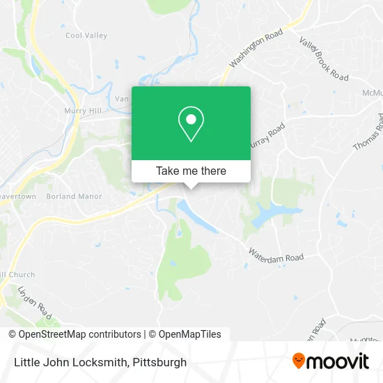 Little John Locksmith map