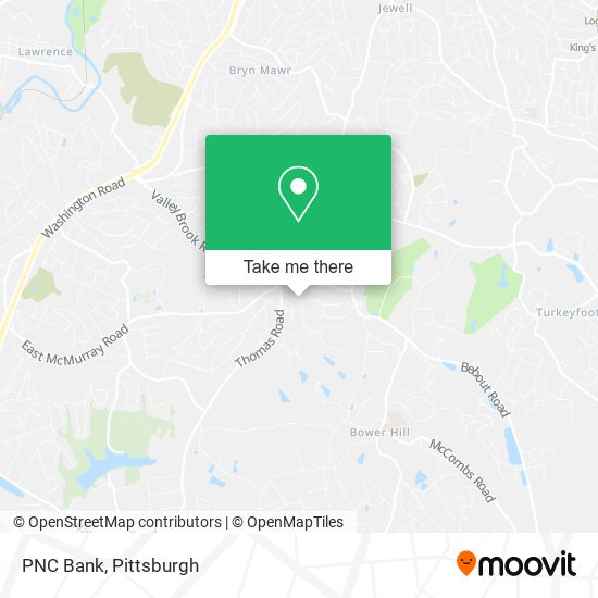 PNC Bank map