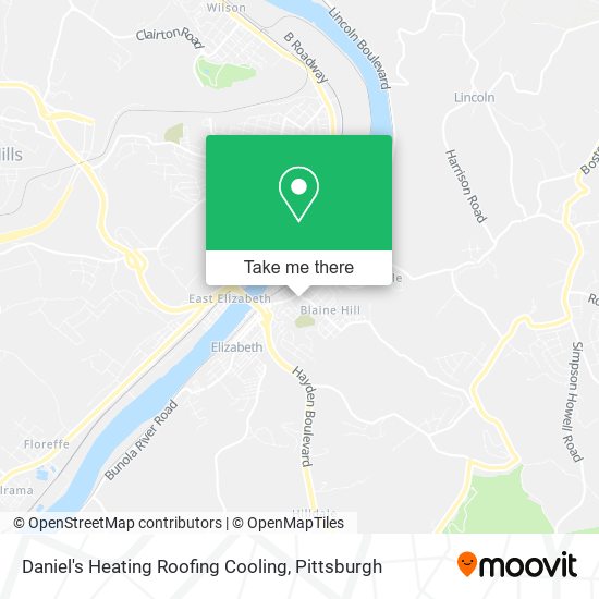 Mapa de Daniel's Heating Roofing Cooling