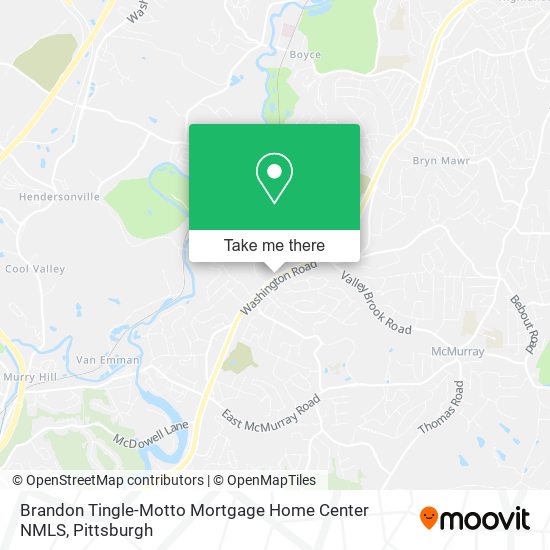 Mapa de Brandon Tingle-Motto Mortgage Home Center NMLS