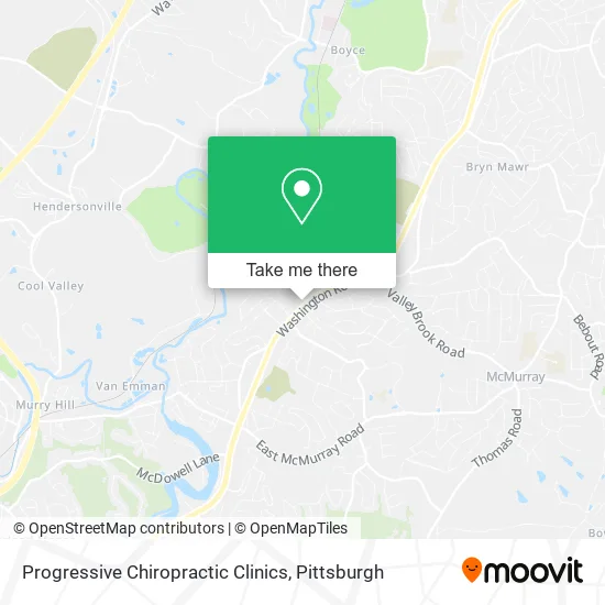 Progressive Chiropractic Clinics map