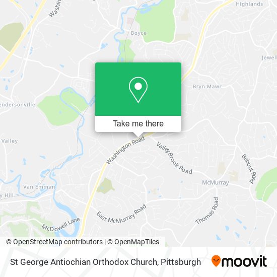 St George Antiochian Orthodox Church map
