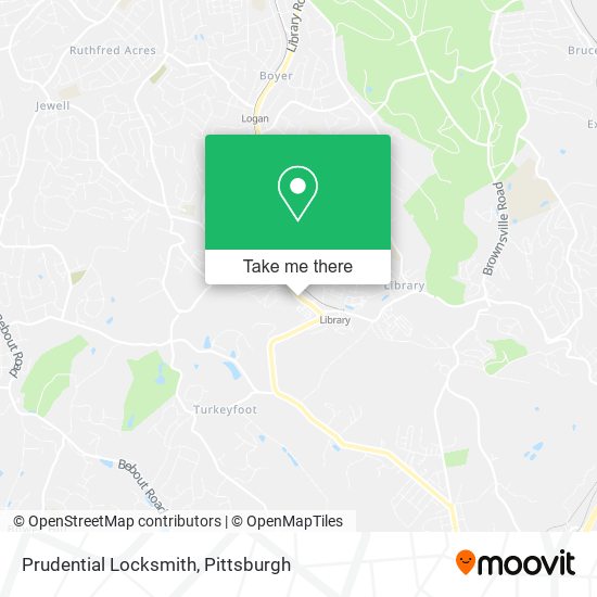 Prudential Locksmith map