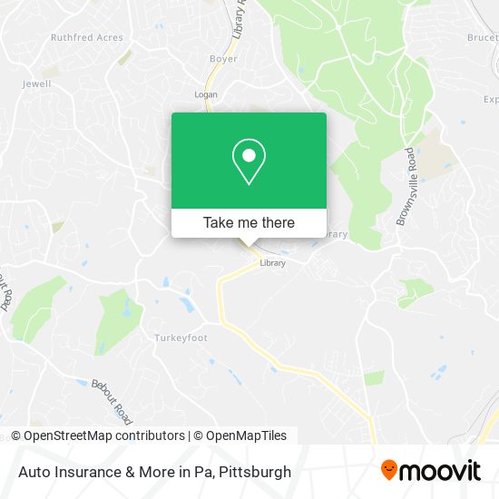Auto Insurance & More in Pa map