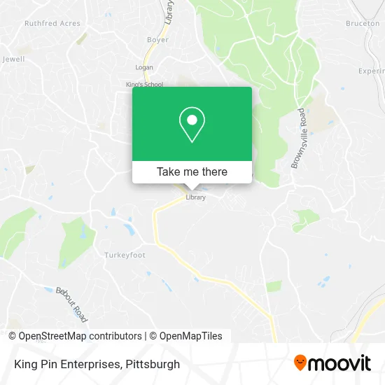 King Pin Enterprises map