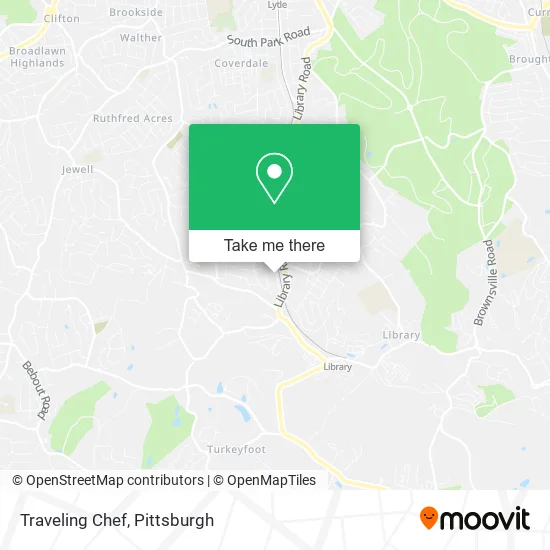Mapa de Traveling Chef