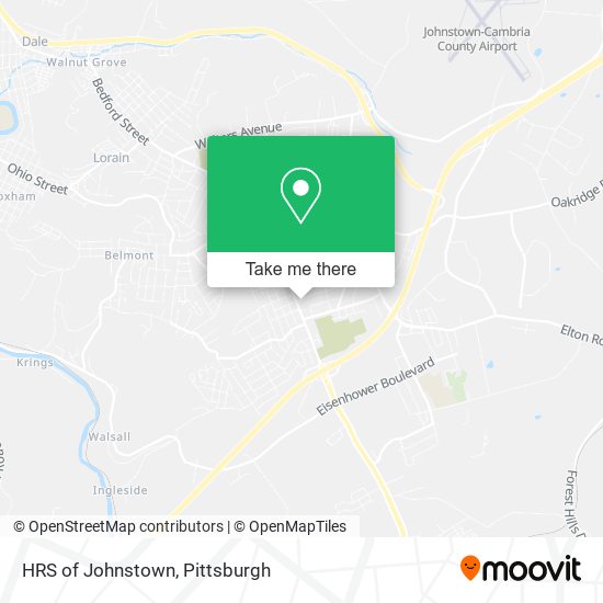 HRS of Johnstown map