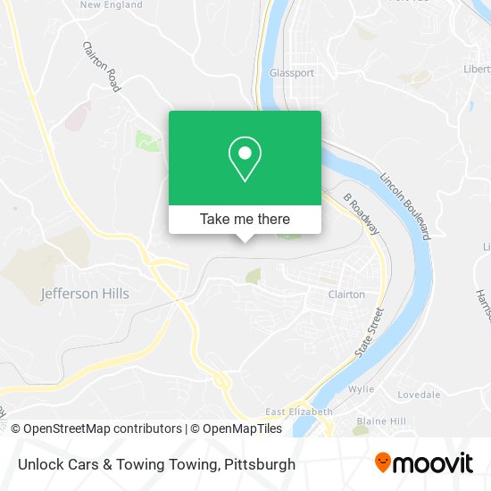 Mapa de Unlock Cars & Towing Towing