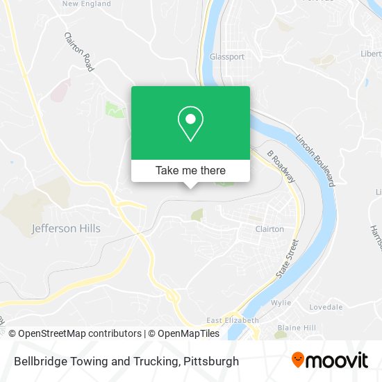 Mapa de Bellbridge Towing and Trucking