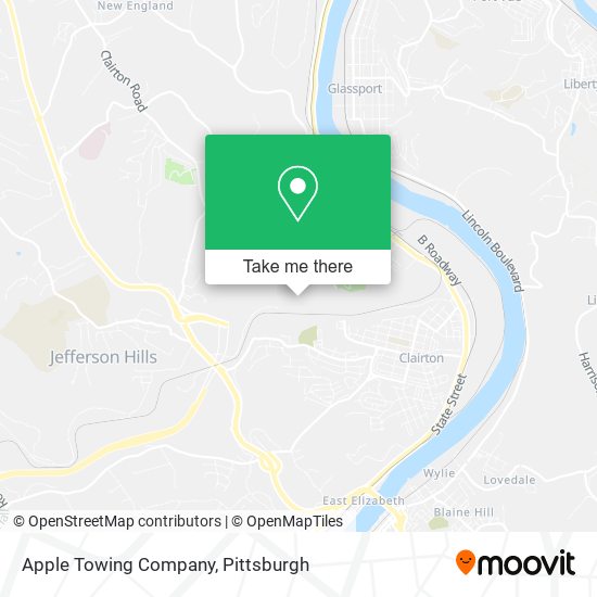 Mapa de Apple Towing Company