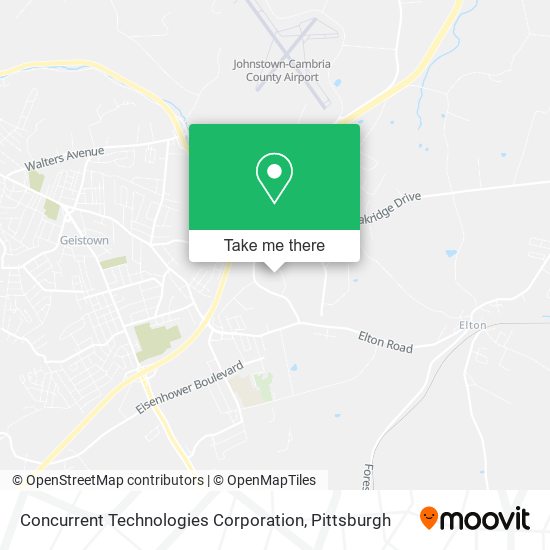 Mapa de Concurrent Technologies Corporation