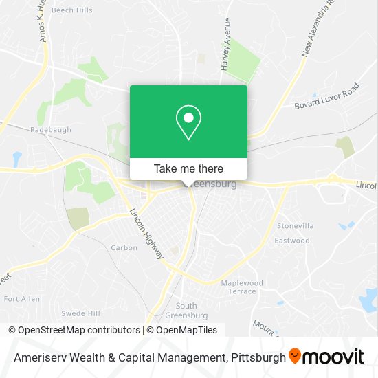 Mapa de Ameriserv Wealth & Capital Management