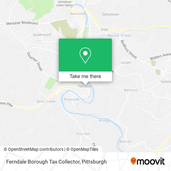 Mapa de Ferndale Borough Tax Collector