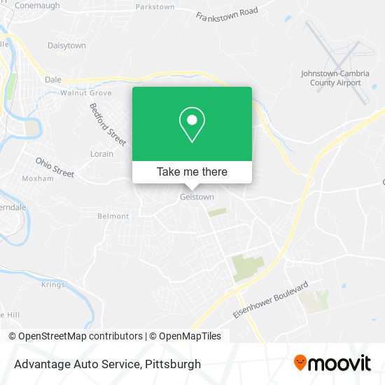 Mapa de Advantage Auto Service