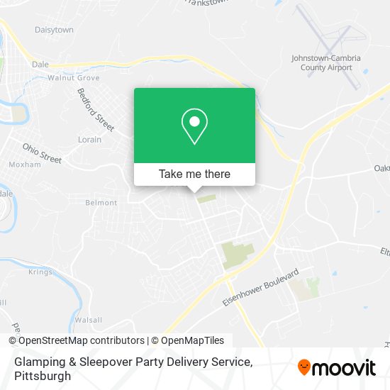 Glamping & Sleepover Party Delivery Service map
