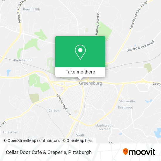 Cellar Door Cafe & Creperie map