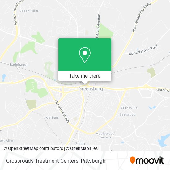 Mapa de Crossroads Treatment Centers