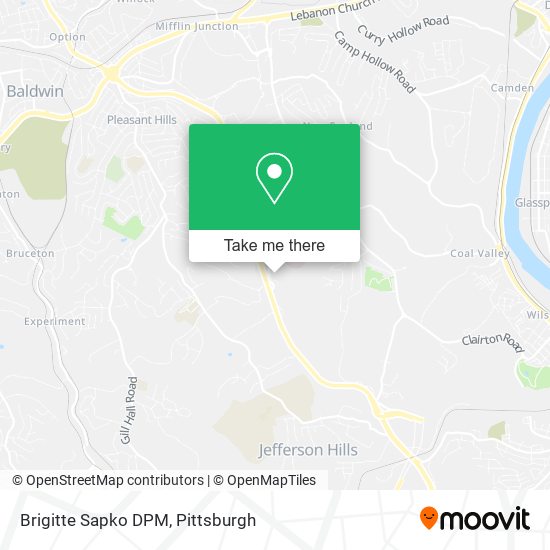 Brigitte Sapko DPM map