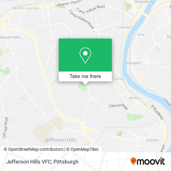 Mapa de Jefferson Hills VFC