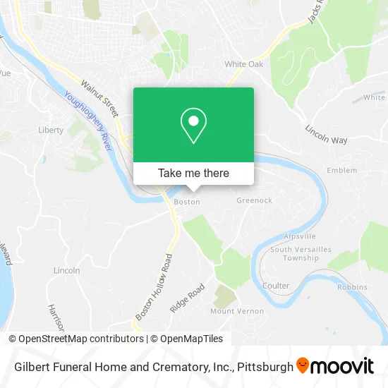 Gilbert Funeral Home and Crematory, Inc. map