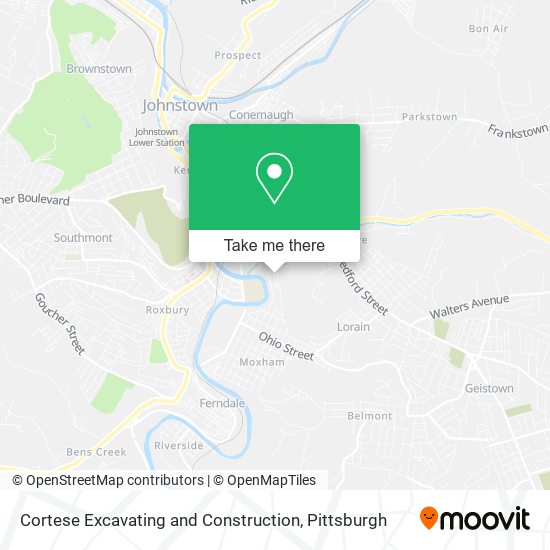Cortese Excavating and Construction map