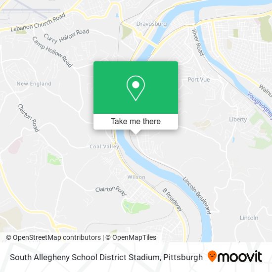 South Allegheny School District Stadium map