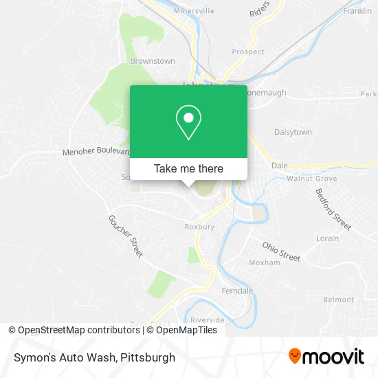 Symon's Auto Wash map