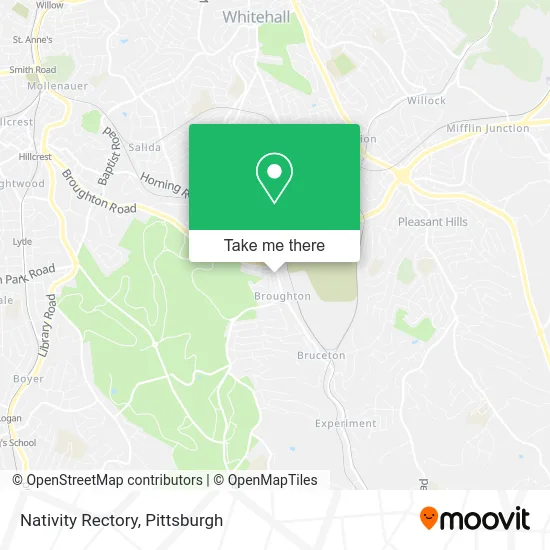 Nativity Rectory map