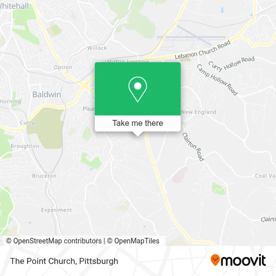 The Point Church map