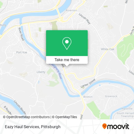 Mapa de Eazy Haul Services