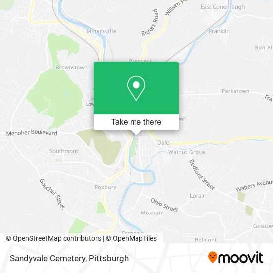 Sandyvale Cemetery map
