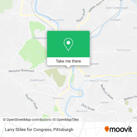 Mapa de Larry Stiles for Congress