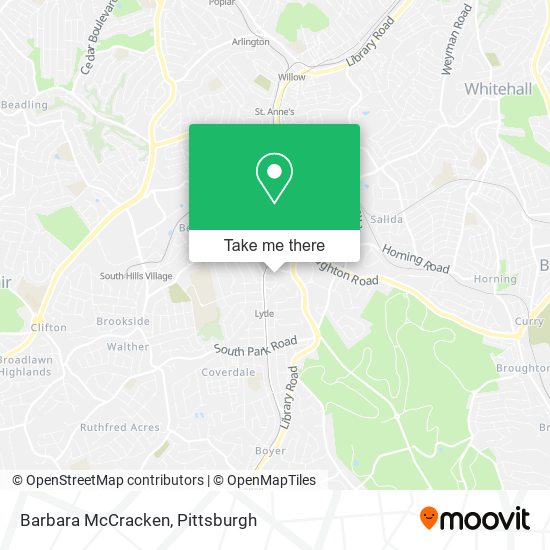 Mapa de Barbara McCracken