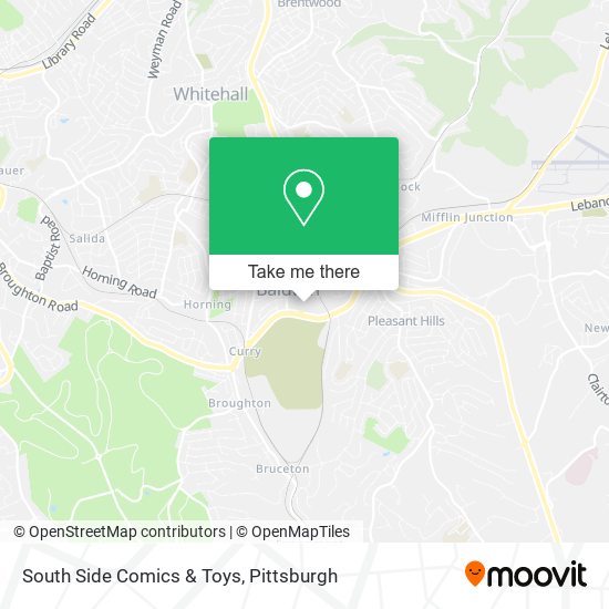 South Side Comics & Toys map