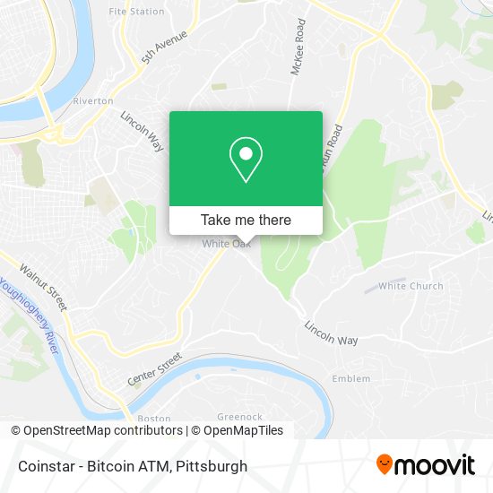 Mapa de Coinstar - Bitcoin ATM