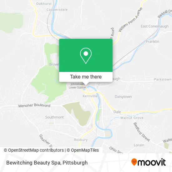 Bewitching Beauty Spa map