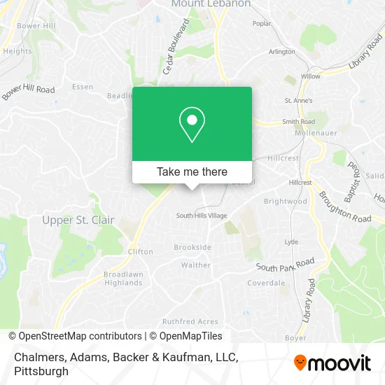 Chalmers, Adams, Backer & Kaufman, LLC map