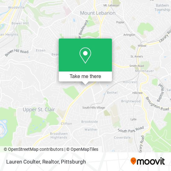 Lauren Coulter, Realtor map