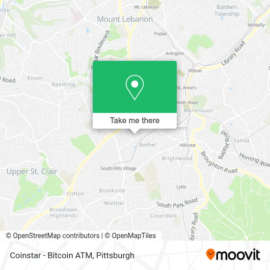 Coinstar - Bitcoin ATM map
