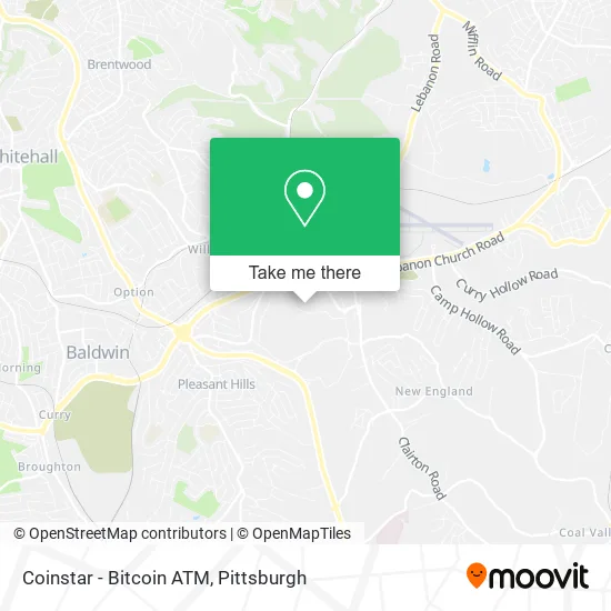 Mapa de Coinstar - Bitcoin ATM