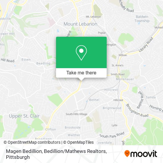 Magen Bedillion, Bedillion / Mathews Realtors map