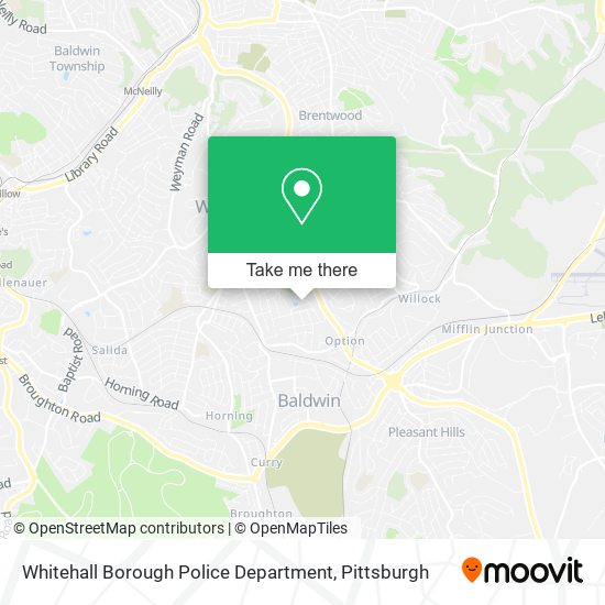 Mapa de Whitehall Borough Police Department
