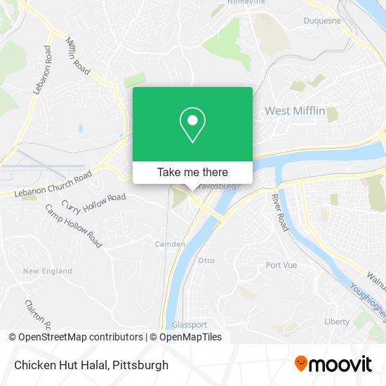 Chicken Hut Halal map
