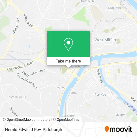 Herald Edwin J Rev map