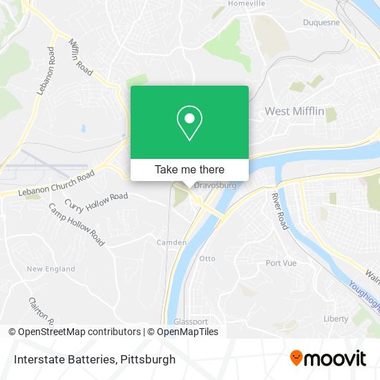 Interstate Batteries map