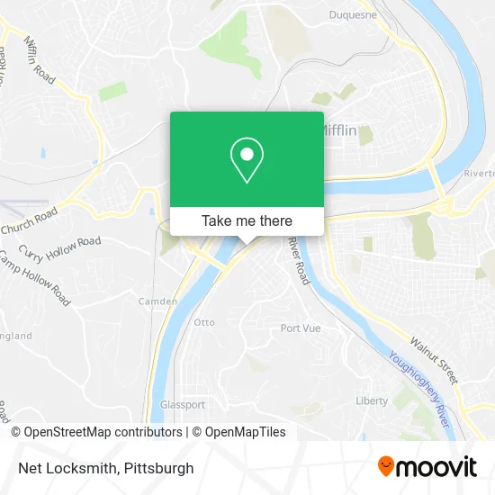 Net Locksmith map